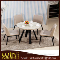 tempered glass dining table with 4 seats